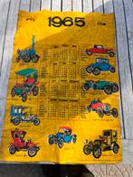 Antiek kalender 1965 op doek, Ophalen of Verzenden
