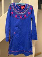 MIM PI BLAUW MEISJE JURK, MAAT: 122/128, Zo goed als nieuw, Jurk of Rok, Mim-pi, Verzenden