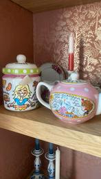 Theepot met koekjespot blond Amsterdam, Antiek en Kunst, Ophalen