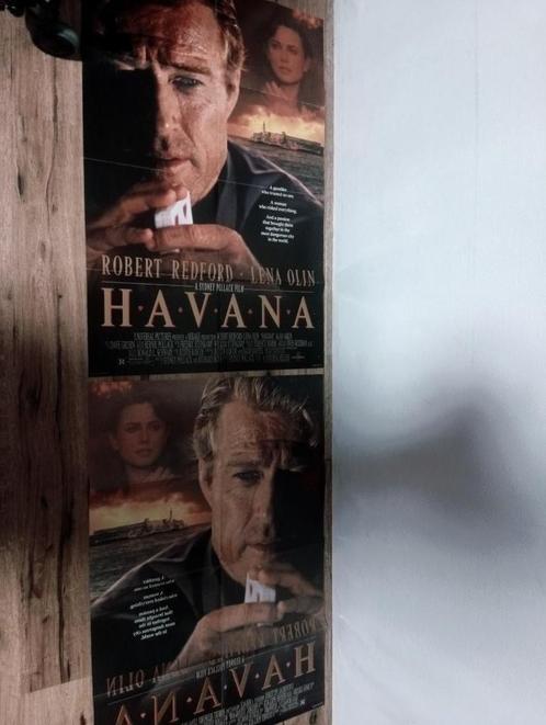 Originele Bioscoop Poster Set van ''Havana'' uit 1990., Verzamelen, Posters, Zo goed als nieuw, Film en Tv, Deurposter of groter