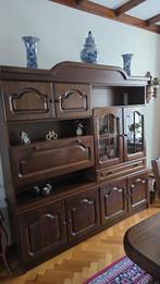 Donker eiken kast, Huis en Inrichting, Kasten | Buffetkasten, Ophalen, Met deur(en), 200 cm of meer, 150 tot 200 cm