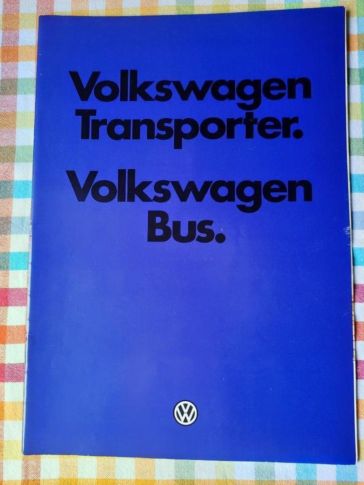Volkswagen T3 Bus en Transporter - NL folder 1982, Boeken, Auto's | Folders en Tijdschriften, Gelezen, Volkswagen, Verzenden