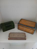 hout gesneden kistjes. parquetterie, Antiek en Kunst, Curiosa en Brocante, Ophalen of Verzenden