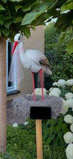 Ooievaar in nest geboorte baby, Ophalen of Verzenden, Zo goed als nieuw