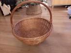 Rieten mand, Huis en Inrichting, Ophalen, Mand, Rond, Zo goed als nieuw