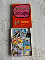 Vintage Speelweek Lottospel 1971, Een of twee spelers, Ophalen of Verzenden, Gebruikt