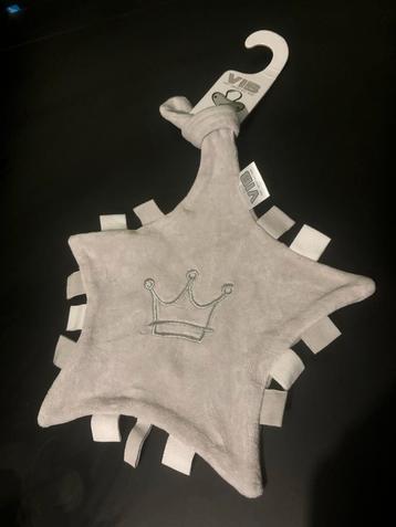VIB Knuffeldoekje Ster met Kroon - Nieuw beschikbaar voor biedingen