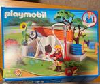 Playmobil paarden wasserette, Ophalen of Verzenden, Meer dan 50 stukjes, Zo goed als nieuw, 6 jaar of ouder