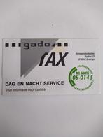 Oude sticker.  gabo Taxi Groningen., Ophalen of Verzenden, Zo goed als nieuw