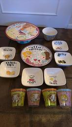 13 delig servies set schaal  plateau glazen blond amsterdam, Verzamelen, Ophalen, Nieuw, Overige merken