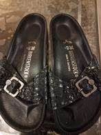 BIRKENSTOCK  LEER, Ophalen of Verzenden, Zwart, Sandalen of Muiltjes