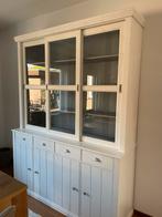Buffetkast wit met grijs, Huis en Inrichting, 150 tot 200 cm, Zo goed als nieuw, 25 tot 50 cm, Met deur(en)