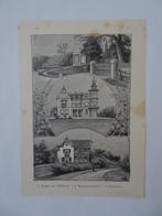 litho Wildhoef, Kennemerheuvel, Duinouwe, Bloemendaal 1890, Antiek en Kunst, Verzenden