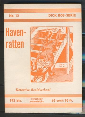 DICK BOS No.12 HAVENRATTEN Beeldverhaal Strip Boek Nr.39-12 beschikbaar voor biedingen