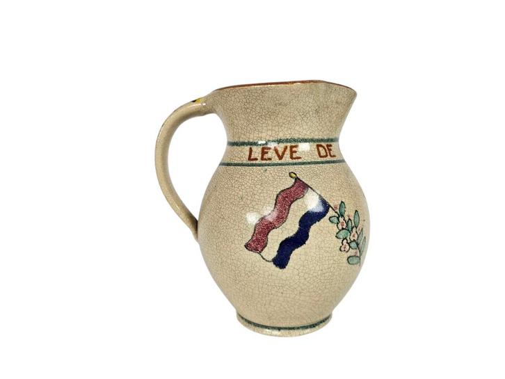 Goedewaagen Gouda Holland - 'Leve de oranje spruit' -  1938, Antiek en Kunst, Antiek | Keramiek en Aardewerk, Ophalen of Verzenden