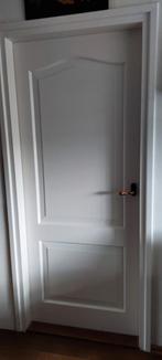 Massief houten opdekdeur, Doe-het-zelf en Verbouw, Deuren en Horren, Ophalen, Gebruikt, 80 tot 100 cm, Binnendeur
