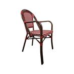 Franse bistro terras stoel, Wicker parijs terrasstoelen, Tuin en Terras, Nieuw