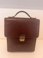 Tony Perotti bruin lederen schoudertas/journalistentas, Overige merken, Gebruikt, Bruin, Ophalen of Verzenden