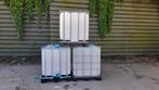 IBC vaten 1000L  regenton/oudijzer/slowfeeder, Tuin en Terras, Regentonnen, Ophalen, Kunststof, Met kraantje, 150 liter of meer