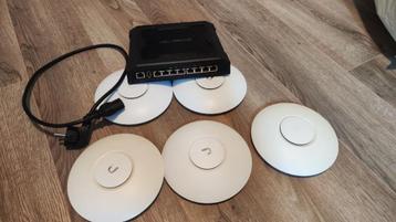 Ubiquiti UAP-AC-Lite - 5 pack + TOUGHSwitch TS-8-PRO beschikbaar voor biedingen
