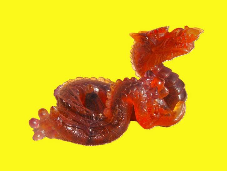 Prachtig glaswerk Daum kunstwerk draak, Antiek en Kunst, Antiek | Glas en Kristal, Ophalen