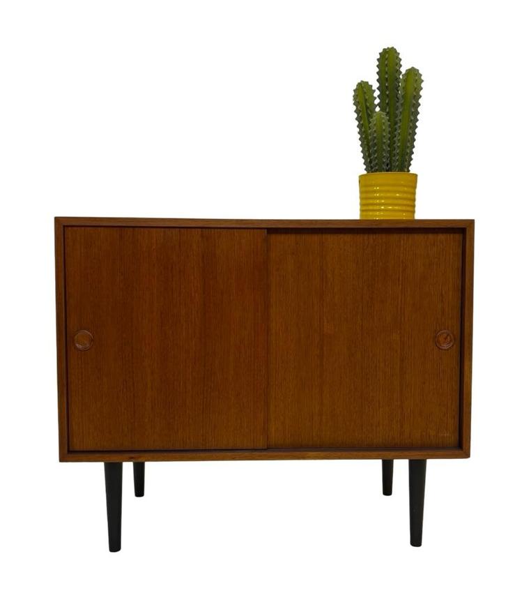 Vintage Kastje Compact Dressoir Jaren 60 Design, Huis en Inrichting, Kasten | Dressoirs, Gebruikt, 25 tot 50 cm, Met lade(s), Met deur(en)