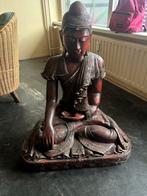 Groot antiek Boeddha Beeld myanmar - Prachtige Decoratie, Huis en Inrichting, Woonaccessoires | Boeddhabeelden, Ophalen of Verzenden