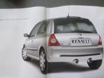 Renault Clio & Sport 2004 2005 Brochure, Ophalen of Verzenden, Gelezen, Renault