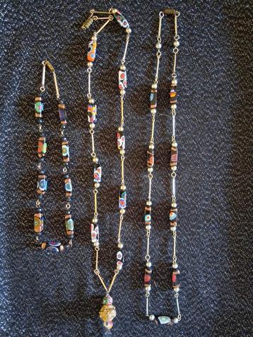 Laatste 3 vintage Murano kettingen in 1 koop beschikbaar voor biedingen