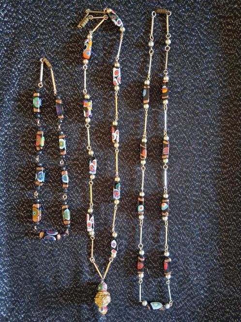 Laatste 3 vintage Murano kettingen in 1 koop, Sieraden, Tassen en Uiterlijk, Kettingen, Gebruikt, Overige materialen, Ophalen of Verzenden