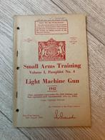 Small Arms Training Pamphlet-Light Machine Bren Gun, Ophalen of Verzenden, Landmacht, Engeland, Boek of Tijdschrift