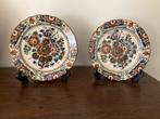 Twee wandbordjes - Flora Keramiek Polychroom Delft, Antiek en Kunst, Ophalen of Verzenden