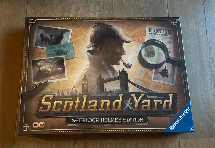 Scotland Yard Sherlock Holmes Editie - Bordspel, Hobby en Vrije tijd, Gezelschapsspellen | Bordspellen, Nieuw, Een of twee spelers