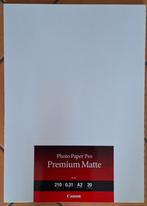 Canon Photo Paper Pro Premium Matte 210gr A2 20vel, Nieuw, Verzenden