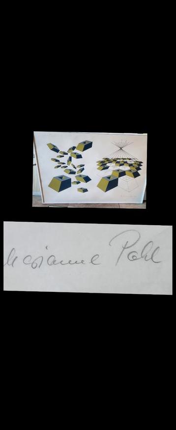 Abstracte Kunstwerk 'Le Ciel' door Pohl beschikbaar voor biedingen