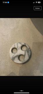 Marmeren waxinelichtjes houder, Ophalen of Verzenden, Zo goed als nieuw, Overige materialen, Minder dan 25 cm