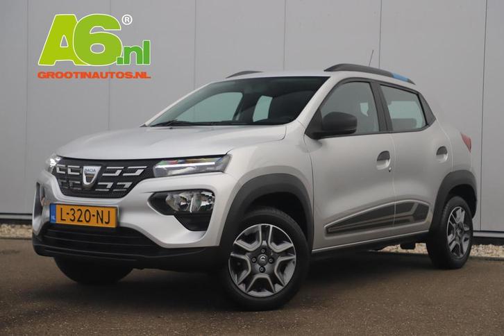 Dacia Spring Business 27 kWh Automaat Leder Navigatie Camera, Auto's, Dacia, Bedrijf, Te koop, Spring, ABS, Achteruitrijcamera