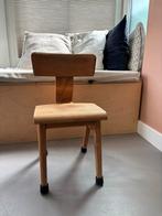 Vintage Houten Stoel - kind, Huis en Inrichting, Stoelen, Ophalen, Gebruikt, Bruin, Eén