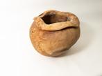 Design massief houten plantenpot, Minder dan 30 cm, Minder dan 60 cm, Rond, Ophalen of Verzenden