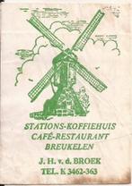 Breukelen Stations-Koffiehuis Café/Restaaurant suikerzakje 5, Verzamelen, Ophalen of Verzenden, Nederland