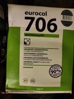 Eurocol 706 voegspecie (zwart) 4 pakken van 5kg, Doe-het-zelf en Verbouw, Ophalen, Nieuw, Overige materialen, Minder dan 20 cm