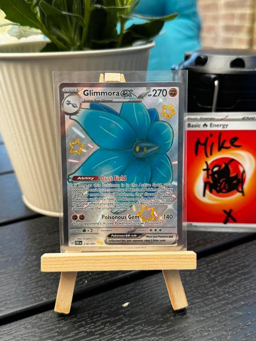 Glimmora ex (PAF 218), Hobby en Vrije tijd, Verzamelkaartspellen | Pokémon, Zo goed als nieuw, Losse kaart, Ophalen of Verzenden