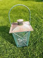 Lantaarn, windlicht, 6 stuks, metaal, oud/vintage., Ophalen of Verzenden