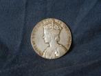 Zilveren penning 12 mei 1937 Kroning George VI / Elizabeth I, Postzegels en Munten, Penningen en Medailles, Ophalen of Verzenden