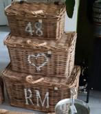 Riviera Maison RM  Mandenset  (nwpr € 220 ), Ophalen, Gebruikt, Mand, Riet