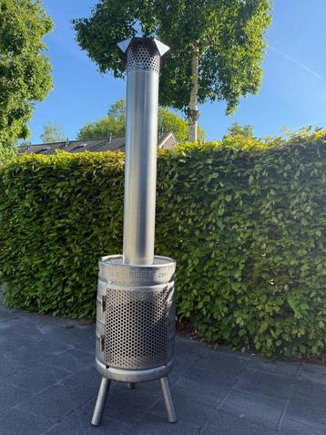 Rvs Bierfustkachel bierfustkachels terraskachel buitenkachel beschikbaar voor biedingen