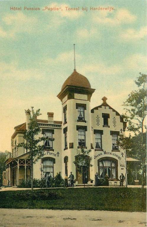 (701-253-027) Harderwijk Hotel Poptie Tonsel, Verzamelen, Ansichtkaarten | Nederland, Gelderland, Ophalen of Verzenden