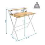Bureau inklapbaar eiken, Huis en Inrichting, Ophalen, Nieuw