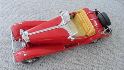 Franklin mint  Mercedes Benz 500 K Speciaal Roadster - 1/24, Hobby en Vrije tijd, Modelauto's | 1:24, Zo goed als nieuw, Auto