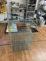 Partijtje draadmanden, Ophalen